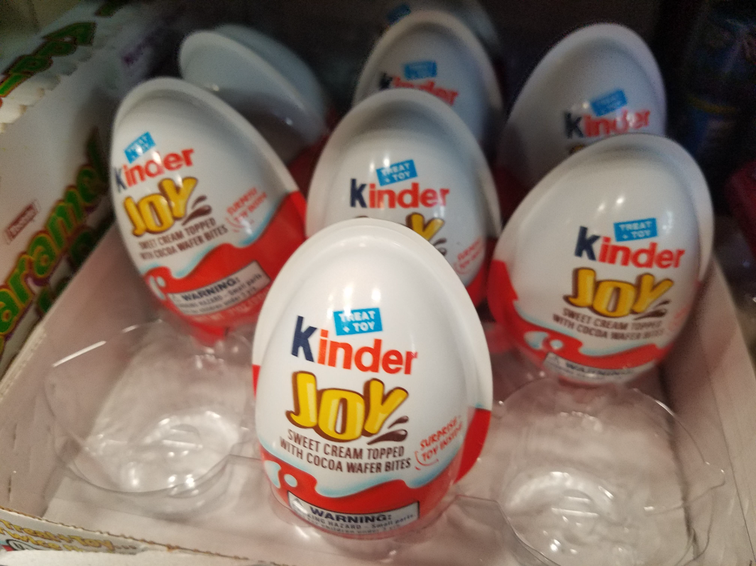 kinder eggs